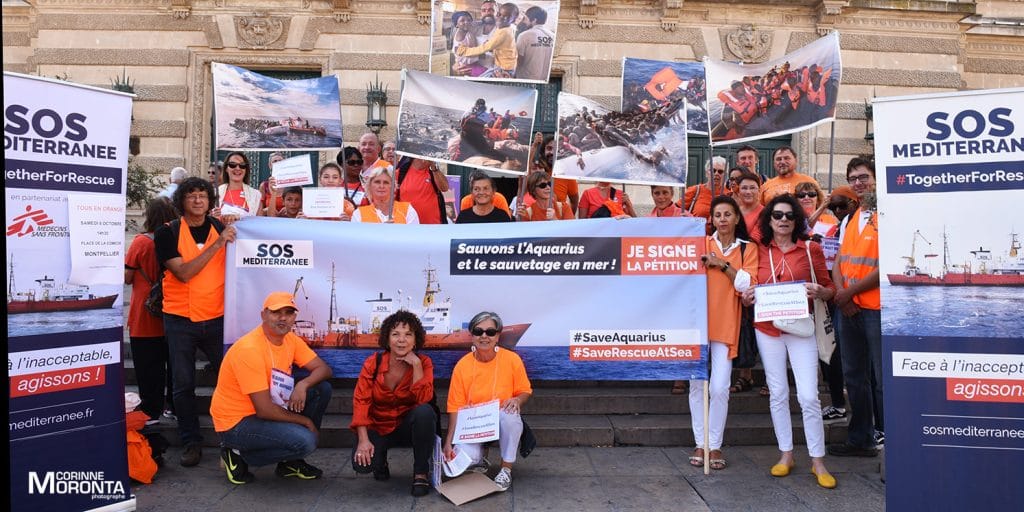 Vague orange à Montpellier, 6 octobre 2018