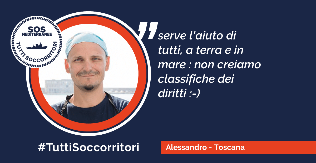 [TOUS SAUVETEURS 2.0] Alessandro, membre de l’équipe de marins-sauveteurs et Président de SOS MEDITERRANEE Italie SOS Méditerranée