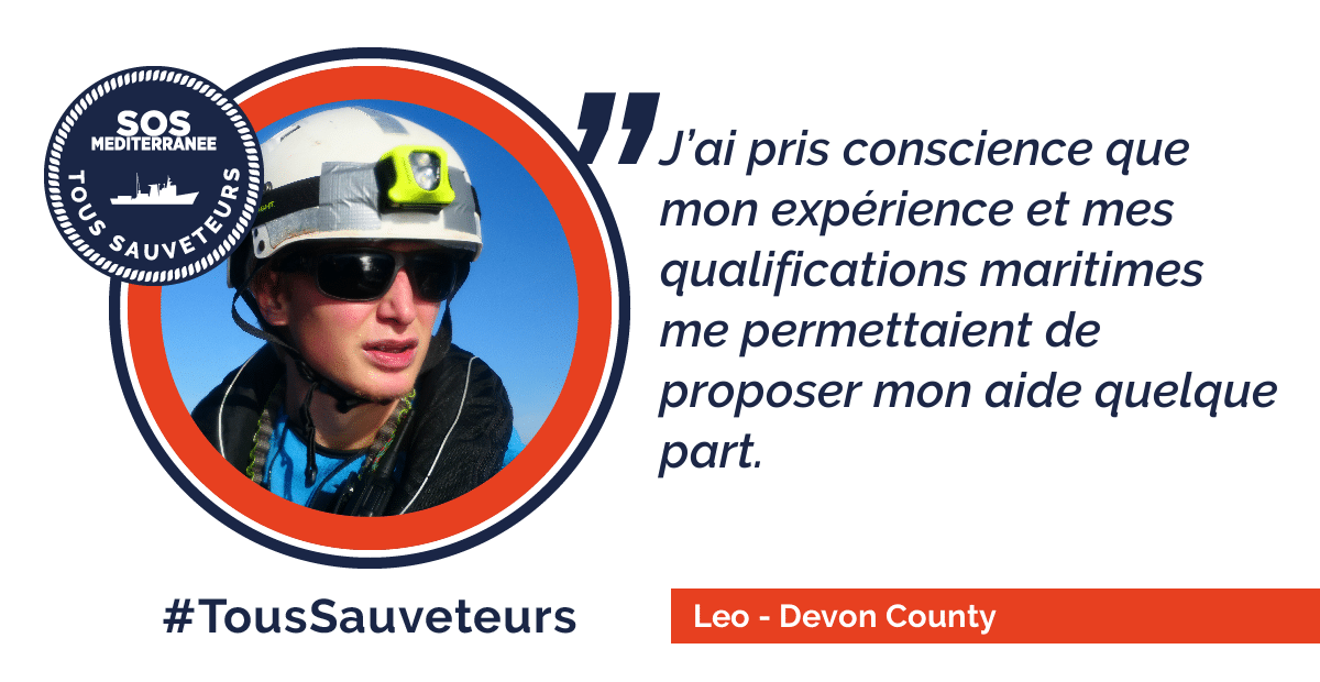 [TOUS SAUVETEURS 2.0] Léo, marin-sauveteur, 23 ans SOS Méditerranée